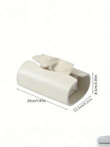 Resin Tissue Box, Desktop Tissue Holder, Tissue Box Cover, Tissue Box Dispenser, Napkin Storage Box, Bathroom Center Decoration, Imitation Stone Material For Home Bathroom Decoration, Bathroom Storage, Autumn Decoration, Back-To-School Season - 1 - View 5