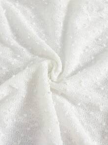 Swim Chiccia 不对称下摆长袖沙滩罩衫（女士款） - 白色 - 查看 5