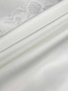 INAWLY Bộ 2 áo yếm và quần short ren thời trang và gợi cảm dành cho nữ - trắng - Xem 4