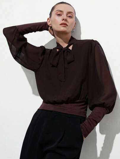 Aveloria Modichic European And American Style Versatile Wild Rose French Retro Fashion Casual Pullover Long Sleeve Shirt