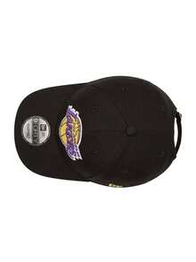New Era Los Angeles Lakers Cap Men's Cap Black - Black - View 2