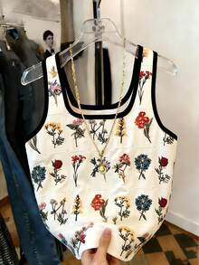 Franclia New Arrival Regular Fitted Women Tank Top - Multicolor - View 4
