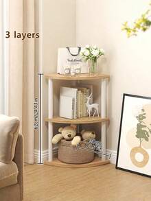 Étagères d'angle hautes, étagères d'angle modernes à 3/4/5 niveaux, étagères d'angle en bois et métal pour plantes, convenant aux espaces d'angle du salon. - Multicolore - Voir 2