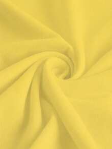 DrmWander Amalfi Coast Lemon Bowl Printed Casual Plus Size T-Shirt - Yellow - View 6
