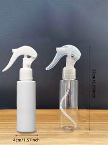 3pcs Spray Bottle Set/Color Optional, 100ml Small Transparent Empty Spray Bottle, Travel Size Liquid Sprayer Suitable For Cosmetics, Cleaning And Personal Care (Style Random) - Multicolor - View 4