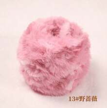 1卷100克钩针毛线，粗毛线，仿貂绒质感，花式毛线，手工编织毛线，柔软舒适，适合DIY钩针编织，可用于制作衣服、帽子、围巾、毯子等，舒适蓬松，毛绒质感，适合手工钩针爱好者，也可用于生日装饰、圣诞装饰、万圣节礼物等。 - 彩色 - 查看 51