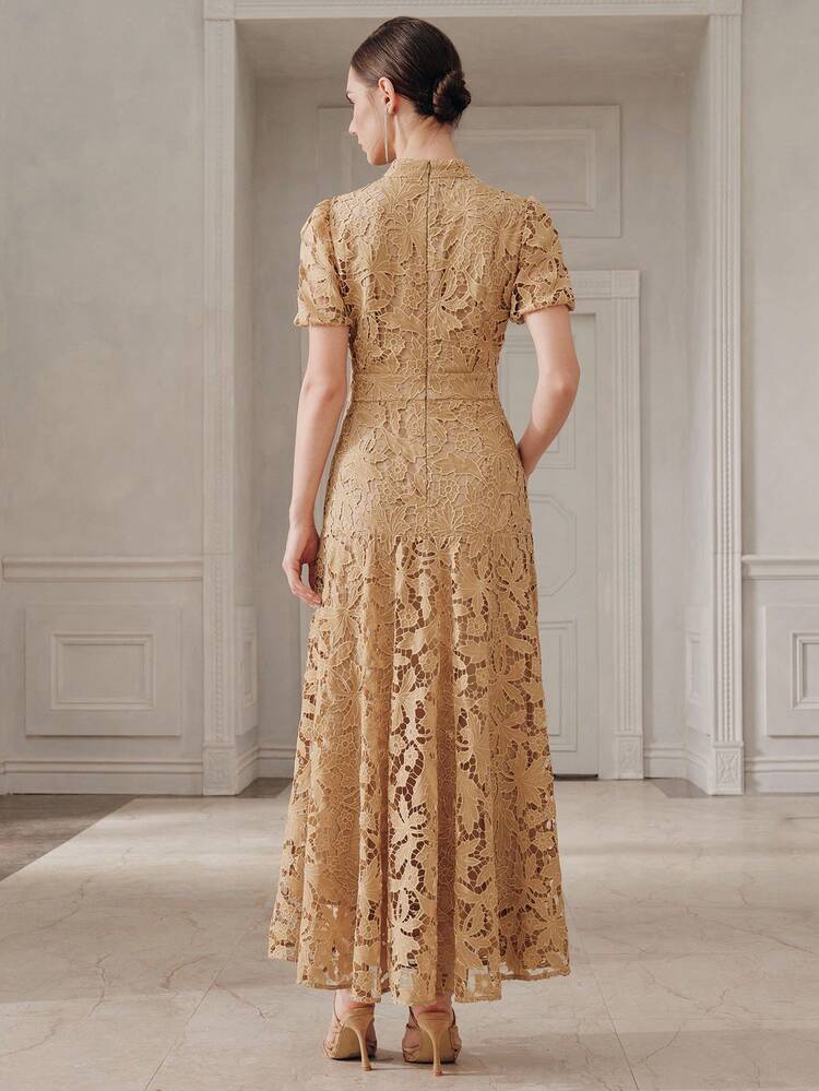 Elegant & Fashionable Embroidered Fabric Design Dress For Women, Summer