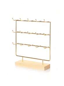 1 Giá trưng bày bông tai bằng gỗ, kệ đựng bông tai, hộp đựng đồ du lịch - Nhiều màu - Xem 7