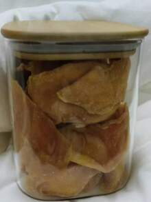 1 Simple Square Transparent Jar With A Bamboo Lid, A Sealed Food Jar, Beautiful And Lightweight, Stackable For Storage, Suitable For Kitchen Decoration And Food Storage Room Organization - Transparent - View 2