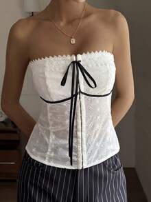 Livesso Women Tank Tops & Camis - White - View 5