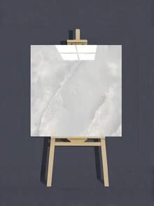 8 Tấm Giấy Dán Tường Gạch Sứ Vân Đá Mịn, Kích Thước 11.81in/11.81in 0.7㎡, Chống Thấm Nước, Chống Ẩm, Tấm Dán Tường 3D Tự Dính, Dùng Cho Phòng Tắm (Không Phải Gạch Thật) - Màu xám nhạt - Xem 5