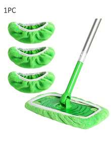 1/3/5 PCS Super Absorbent Reusable Easy Attach Quick Change Wet Dry Floor Cleaning Universal Fit Mop Pad Household Home Kitchen Cleaning Supplies Replacement Mop Heads - one size fits all - View 13