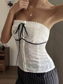 Livesso Women Tank Tops & Camis - White - View 6