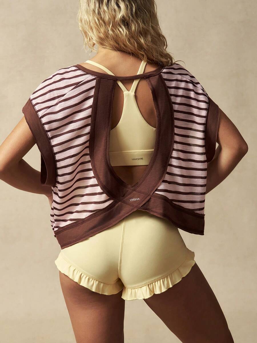 VARSITIE Women Sports Tees & Tanks - Multicolor - View 1