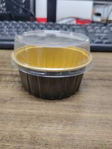 Bộ 50 hộp nhôm tròn dùng một lần để nướng bánh - Hoàn hảo cho lót bánh cupcake, các món tráng miệng, khuôn bánh phô mai, khuôn bánh flan, tiệc tùng, sinh nhật và dịch vụ ăn uống. - nhiều màu - Xem 6