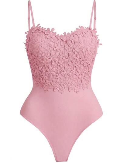 Rometta Áo liền thân ren hoa dáng rộng dành cho nữ, thích hợp mặc hàng ngày.