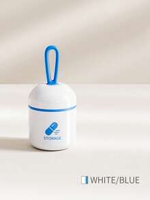 1pc Travel Mini Portable One-Day Sealed Portable Medicine Packaging Storage Box - Multicolor - View 7