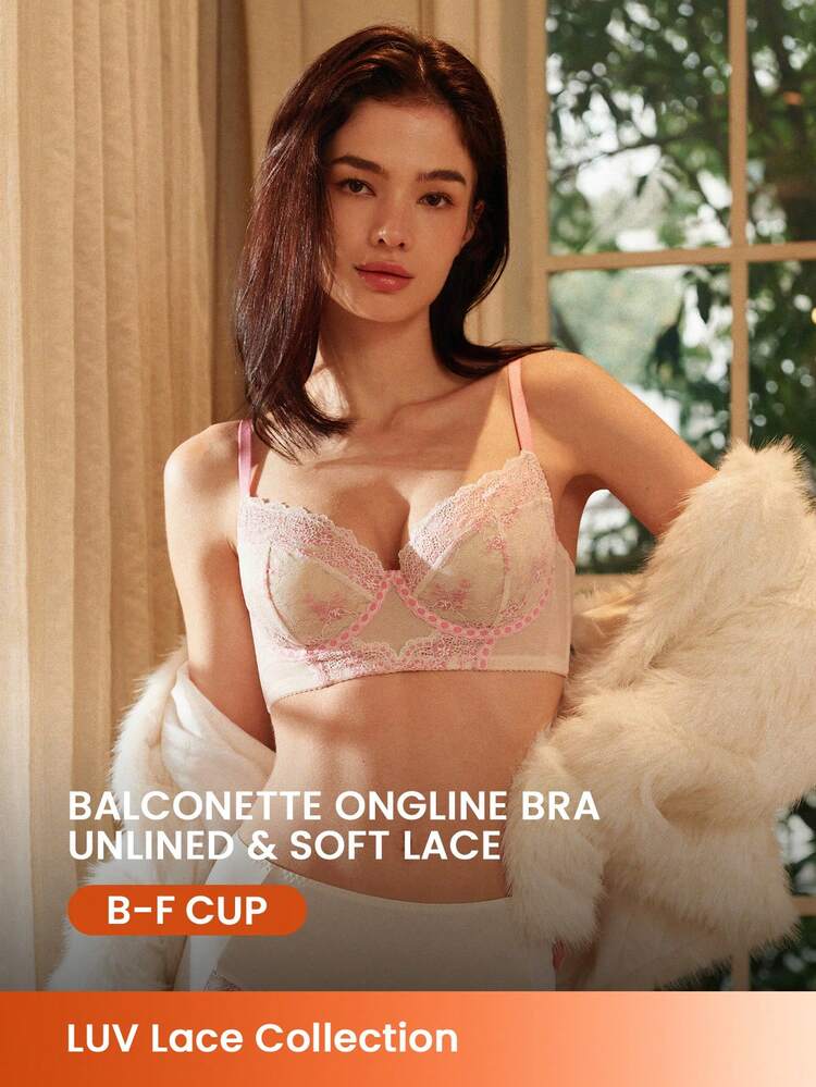 Balconette Lounge Unlined Lace Bra