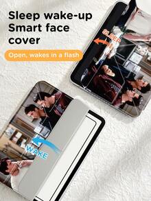 FRIENDS X SHEIN Ốp bảo vệ máy tính bảng hình các nhân vật phim và truyền hình Friends, tương thích với iPad (A16) 11 inch thế hệ thứ 11 2025/Pad thế hệ thứ 10, iPad Pro 2020 11 inch, iPad 7/8/9, Galaxy Tab S6 Lite 10.4 inch, chất liệu cao cấp, có thể gập 3+Y, chức năng tự động bật/tắt màn hình và ngăn đựng bút tích hợp, chống sốc, quà tặng cho gia đình và bạn bè. - Nhiều màu - Xem 7