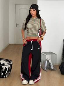 Coolane 女士夏季极简主义 Y2K 基础日常休闲返校街头风弹力白色宽松褶皱短款T恤 - 綠色 - 查看 6