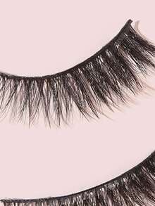 MAGEFY 10 Pairs Natural Fluffy False Lashes, Dramatic Voluminous Wispy Eyelashes, Spring Summer Eye Makeup, Party Comic Style, Glam Travel Essentials Gift Ideas - Black - View 6