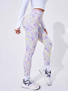 Sovereign Charm Women Sports Leggings - Multicolor - View 4