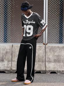 EVRINFINITE 男式宽松宽松印花休闲 T 恤 - 彩色 - 查看 7