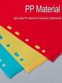 21Sheets A4 Multicolor Numbered Index Dividers, A-YZ Alphabet Dividers, Mixed Color Document Organizers For School Office File Classification & Archive Storage - Multicolor - View 1