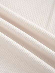 Driftmere Men's Contrast Color Round Neck Short Sleeve Casual Versatile T-Shirt - Beige - View 7