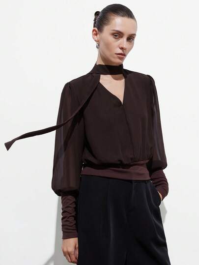 Aveloria Modichic European And American Style Versatile Wild Rose French Retro Fashion Casual Pullover Long Sleeve Shirt