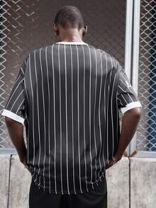 EVRINFINITE 男式宽松宽松印花休闲 T 恤 - 彩色 - 查看 2