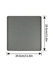 Silicone Many Paw Prints Pet Placemat - Grey - View 12