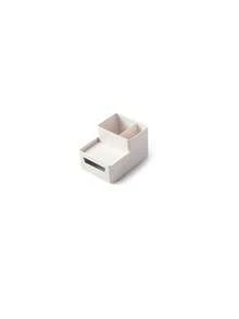1PC, Desktop Stackable Storage Box, Office Pull-Out File Storage Box A4 Storage Box Desktop Plastic Drawer Stationery Holder Pen Holder - White - View 10