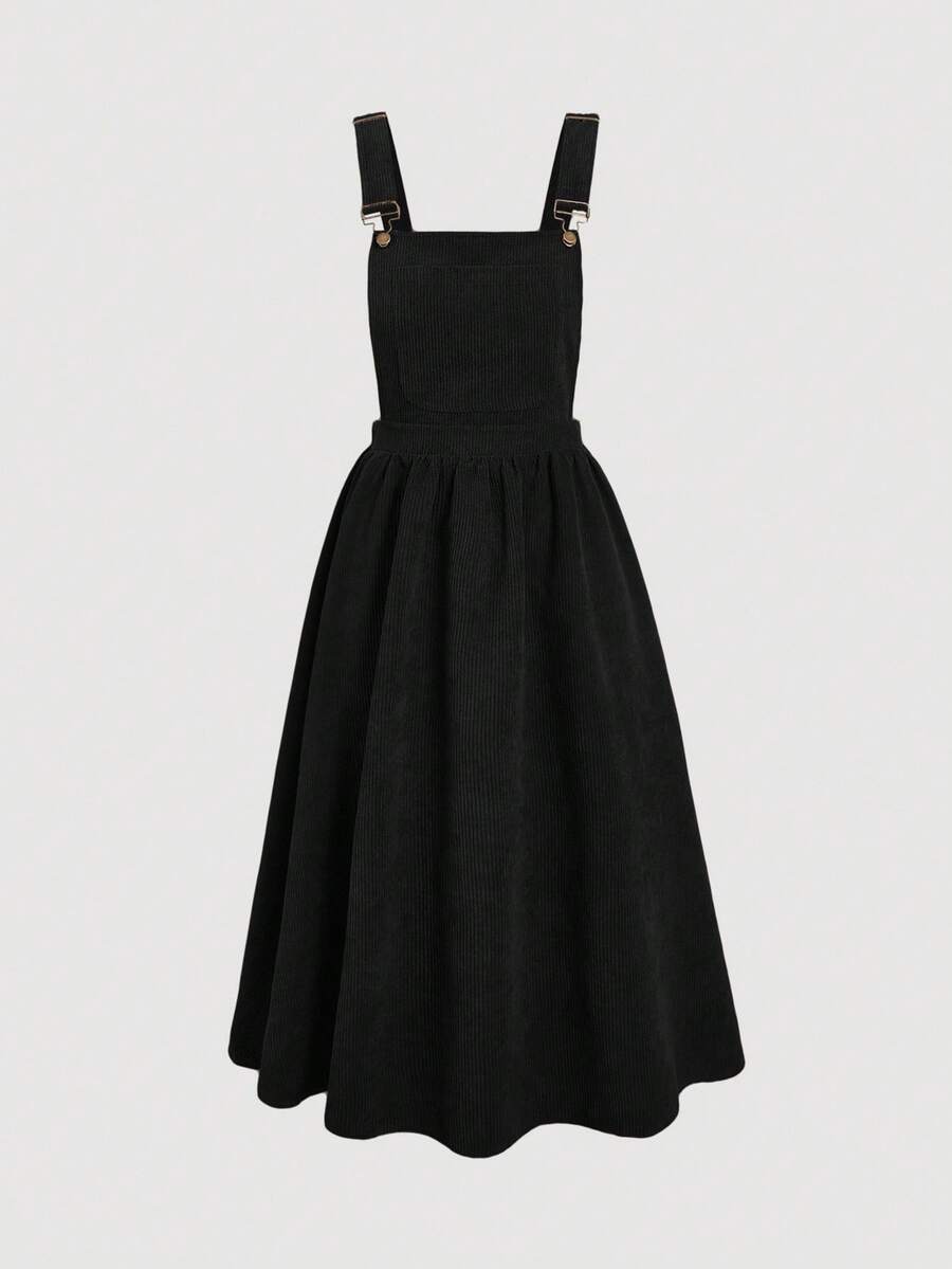 SHEIN MOD Váy liền quần nữ - màu đen - Xem 1