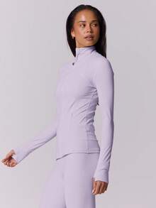 Musera Sport Women Sports Jackets - Lilac Purple - View 3