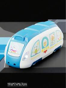 MINKOJA 1辆卡通玩具车，双向电动高速轨道，仿真火车模型，惯性玩具，益智玩具 - 彩色 - 查看 7