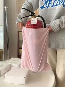 50 túi gửi hàng màu hồng, túi poly tự dán, túi chuyển phát nhanh, túi đóng gói để vận chuyển. - Hồng - Xem 3