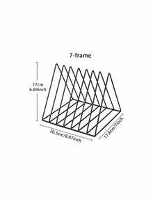 1 Iron Tripod, Baseball Cap Storage Rack, Knitted Cap Storage Rack, Book Storage Rack, Document Storage Rack, Suitable For Baseball Caps, Knitted Caps, Books, Documents And Other Items, Suitable For Drawers, Wardrobes, Desks, Etc., Perfect For Gender Revealing Parties, Birthdays, Weddings, Parties, Perfect Gifts For Colleagues, Friends And Family - Multicolor - View 7