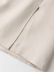 Franclia 2件套极简主义双开衩A字防走光半裙和短裤 - 彩色 - 查看 5