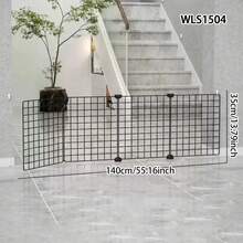 Pet Gate Fence, Small Cat Isolation Door, Dog Barrier, Indoor Dog Fence, Stair Railing, Balcony Guardrail - Multicolor - View 11