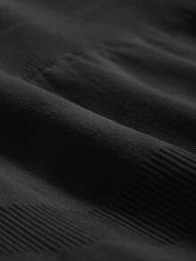 DAZY Ribbed Knit Shapewear Shorts - Black - View 6