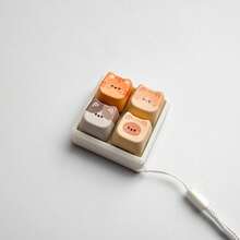 MINKOJA 1个猫咪键帽，3D打印底座，减压键，测试轴，可拆卸键帽 - 彩色 - 查看 9