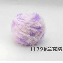 1卷100克钩针毛线，粗毛线，仿貂绒质感，花式毛线，手工编织毛线，柔软舒适，适合DIY钩针编织，可用于制作衣服、帽子、围巾、毯子等，舒适蓬松，毛绒质感，适合手工钩针爱好者，也可用于生日装饰、圣诞装饰、万圣节礼物等。 - 彩色 - 查看 22