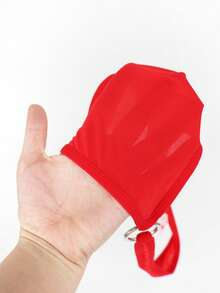 DrisQ Tanga sexy de moda para hombres con bolsillo 3D suave - Rojo - Ver 8