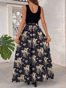 SHEIN Clasi Bộ áo liền quần dệt kim họa tiết in hoa thời trang mới dành cho nữ, quà tặng cho mẹ, kiểu dáng chữ A, trang phục dự tiệc, đi biển, hẹn hò, váy hè, váy thanh lịch, mùa hè, mùa xuân, lễ Phục sinh, tiệc tùng, đám cưới trên bãi biển, lễ tốt nghiệp, thanh lịch, thường ngày, kỳ nghỉ, thể thao, trang trọng, phong cách Y2K, công sở, đồng quê, trang phục nghỉ mát, trang phục mùa hè cho nữ, bộ trang phục đi biển cho nữ, trang phục nghỉ mát cho nữ, trang phục mùa hè cho nữ, trang phục nghỉ mát cho nữ, bộ trang phục cho nữ, bộ quần áo nữ, váy dự tiệc tối cho phụ nữ, váy Zanea cho phụ nữ, phong cách đồng quê cho phụ nữ, trang phục đi biển cho phụ nữ, váy đi nghỉ mát, trang phục mùa hè cho nữ, váy in hoa, trang phục nghỉ dưỡng, trang phục đi biển cho phụ nữ, trang phục mùa hè cho nữ. - Nhiều màu - Xem 4