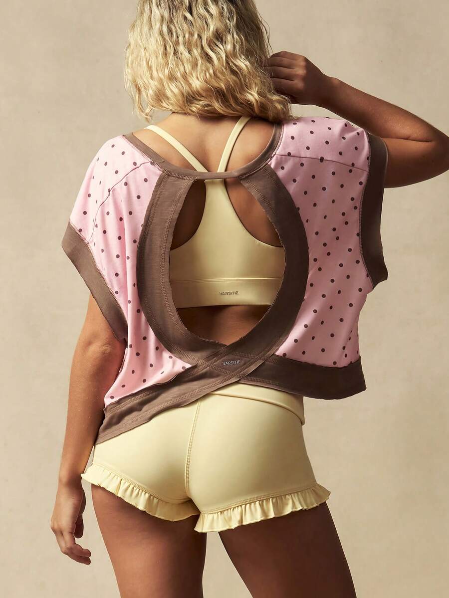 VARSITIE Women Sports Tees & Tanks - Multicolor - View 1