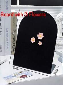 Magnetic Message Board & Card Holder Display, Desktop Notepad Organizer With Vertical Badge Storage, Office Desk Accessory & Workspace Organizer - one-size - View 11
