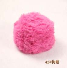 1卷100克钩针毛线，粗毛线，仿貂绒质感，花式毛线，手工编织毛线，柔软舒适，适合DIY钩针编织，可用于制作衣服、帽子、围巾、毯子等，舒适蓬松，毛绒质感，适合手工钩针爱好者，也可用于生日装饰、圣诞装饰、万圣节礼物等。 - 彩色 - 查看 29