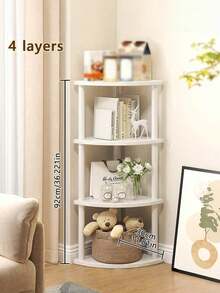 Étagères d'angle hautes, étagères d'angle modernes à 3/4/5 niveaux, étagères d'angle en bois et métal pour plantes, convenant aux espaces d'angle du salon. - Multicolore - Voir 5