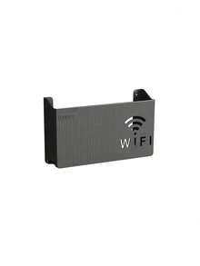 80 Storage Boxes For Wi-Fi Routers With Wall-Mounted Racks - Black - View 5